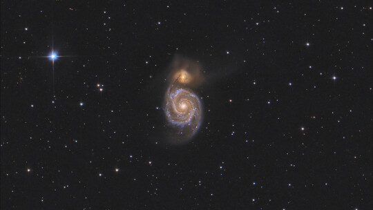 Gostyniński wątek astrofotograficzny #10 – Galaktyki M51 oraz NGC5195 – galaktyczny kanibalizm?