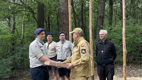 Wizytacja obozów harcerskich w powiecie gostynińskim