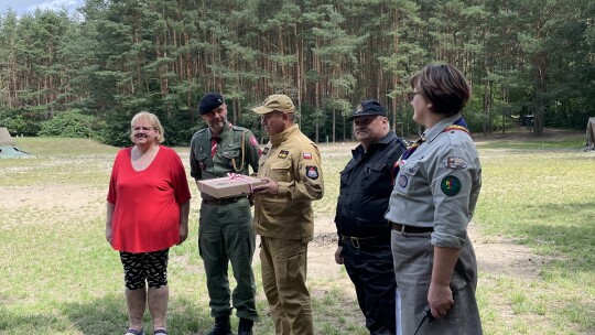 Wizytacja obozów harcerskich w powiecie gostynińskim