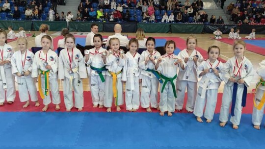 Grad medali młodych gostyninian na Mistrzostwach Kujaw Taekwon-do