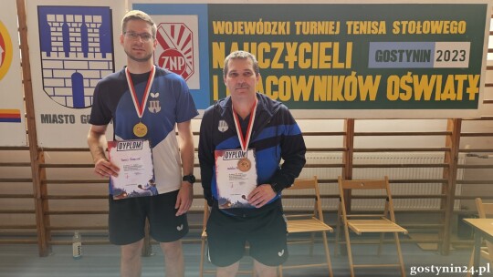 Tomasz Kowalczyk zwycięzcą Wojewódzkiego Turnieju Tenisa Stołowego Nauczycieli i Pracowników Oświaty