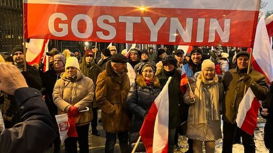 Gostynin obecny na proteście wolnych Polaków