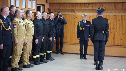 Andrzej Ledzion oficjalnie komendantem strażaków