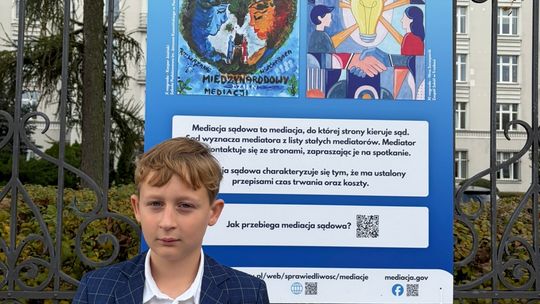 Sukces Kacpra Jasińskiego w ogólnopolskim konkursie Ministerstwa Sprawiedliwości